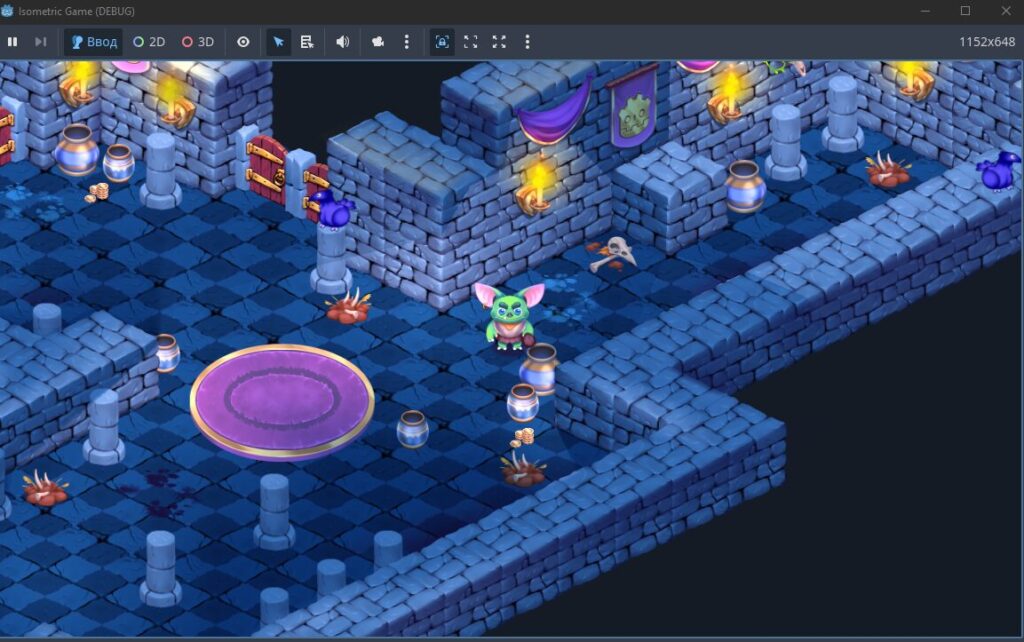 годот Isometric Game